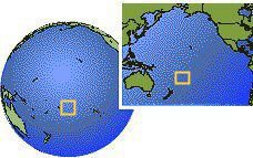 Tokelau Zeitzone Lageplan Grenzen